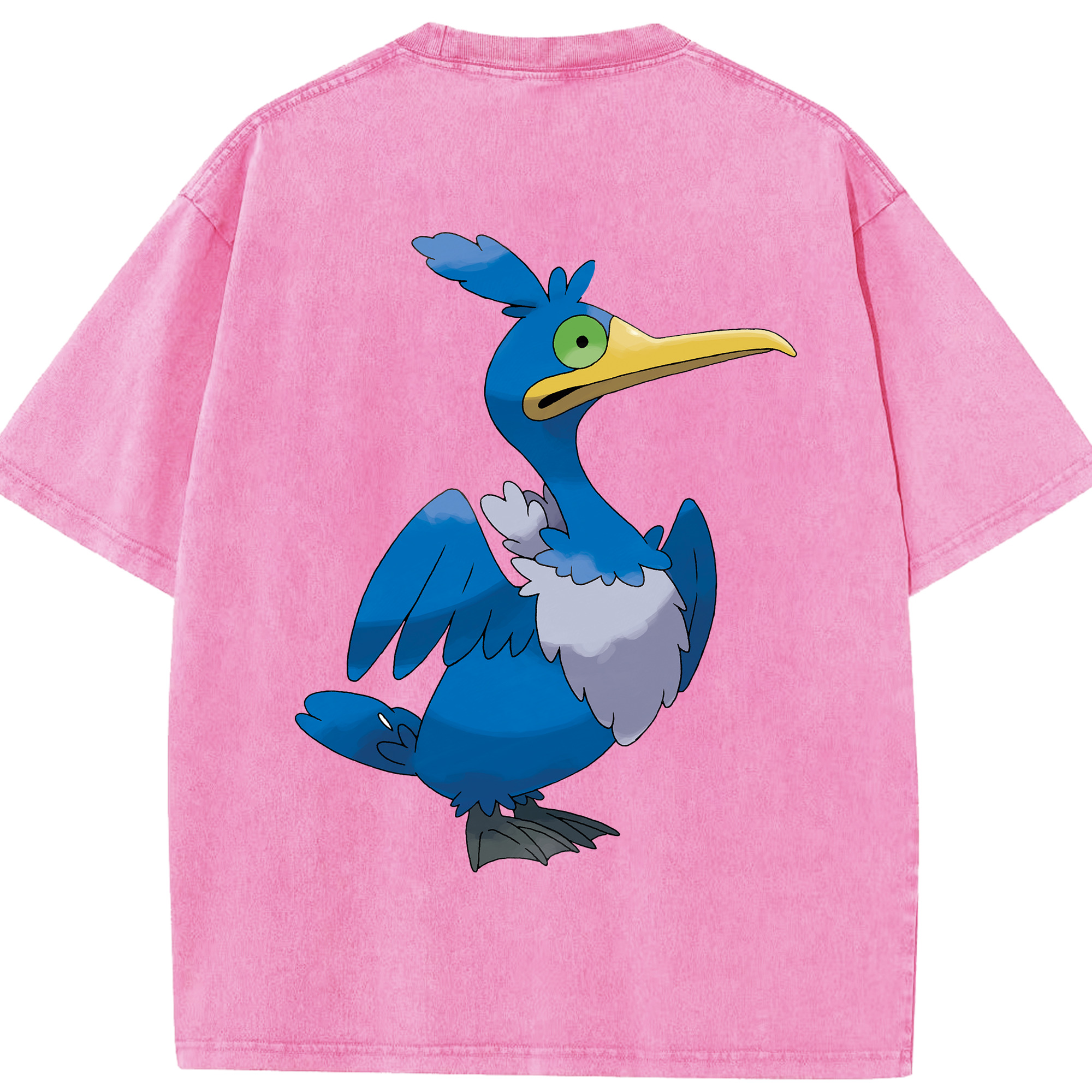 （画像用） ポケットモンスター Pokémon 綿100% ヴィンテージ風 半袖Tシャツ（背面プリント）